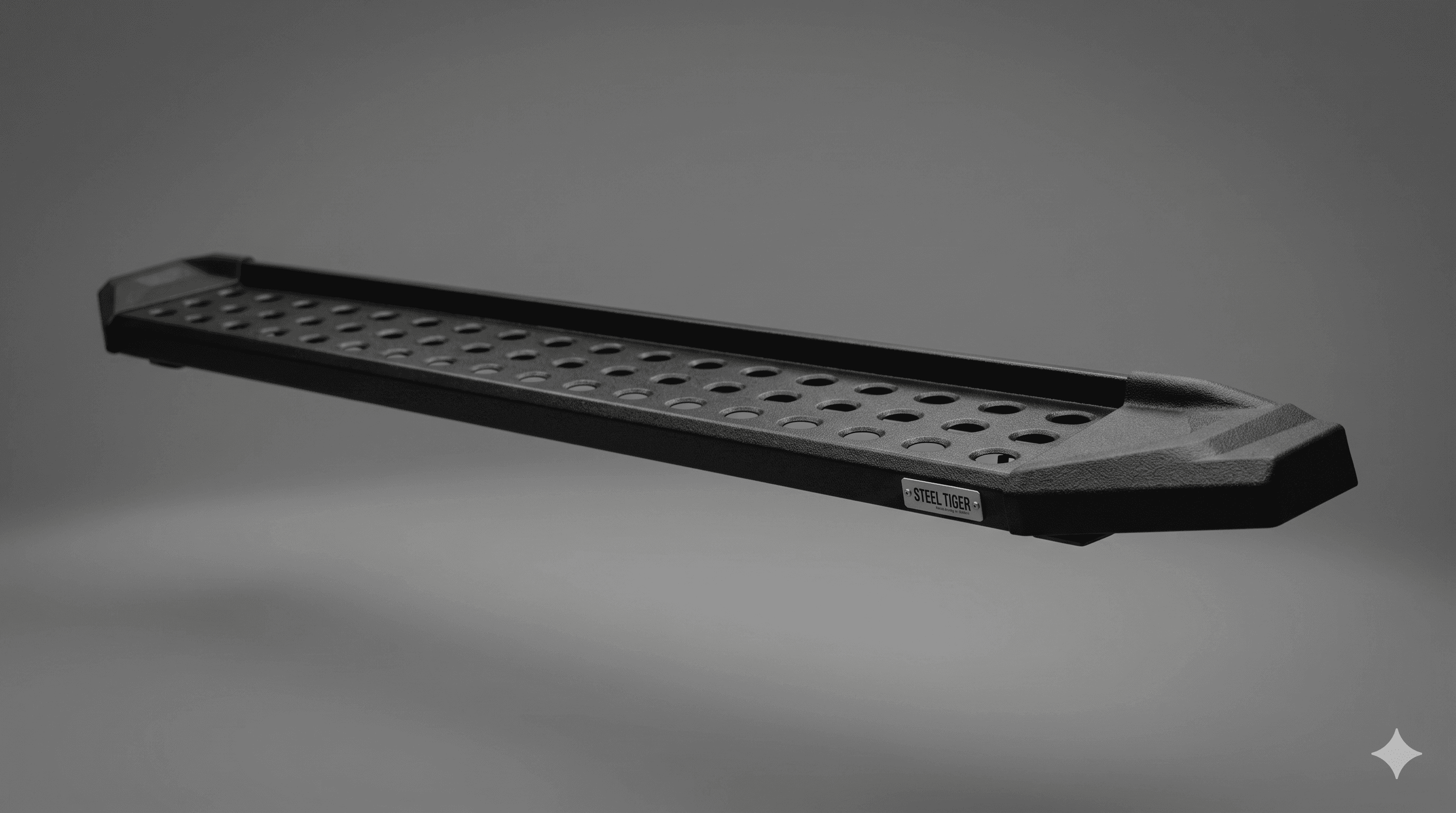 ESTRIBOS BLACKTREND WILD ACERO GALVANIZADO NEGRO